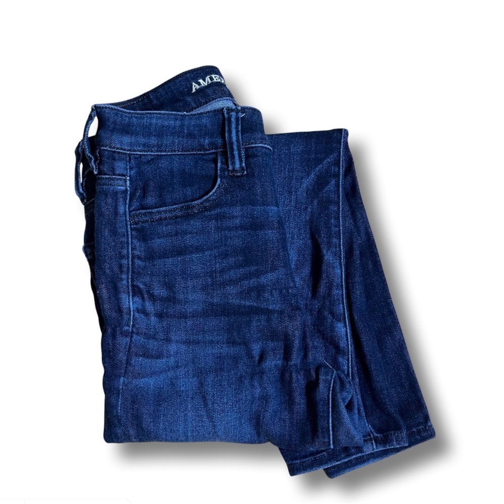 American Eagle Outfitters Dark Denim Jeans Sz 2 Short
